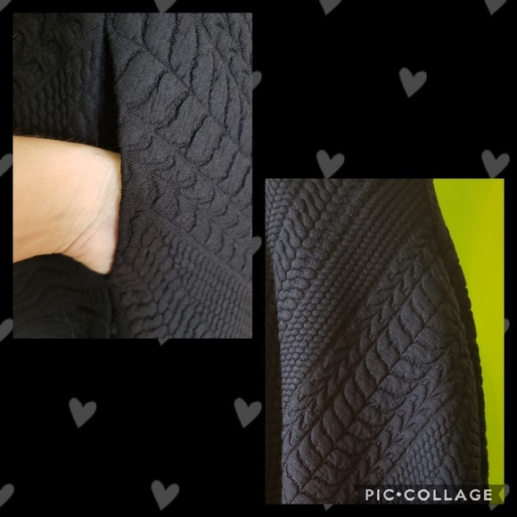 Nicholas Leather Panel Zip Front Knit Dress - Picture 6 of 7